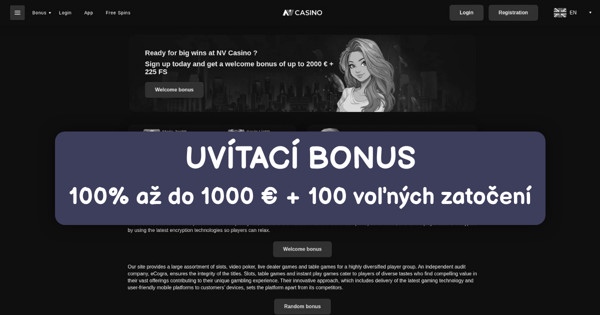 NV Casino: Najlepšie Online Kasíno Bonusy